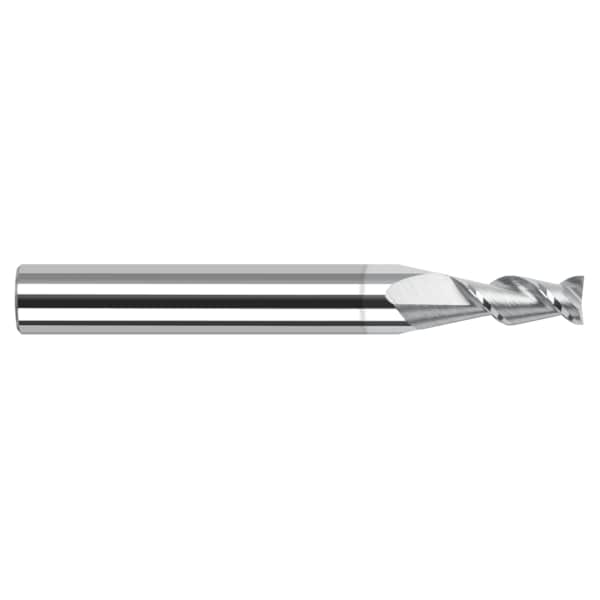 High Helix End Mill for Aluminum Alloys - Square, 0.0100", Shank Dia.: 1/8"